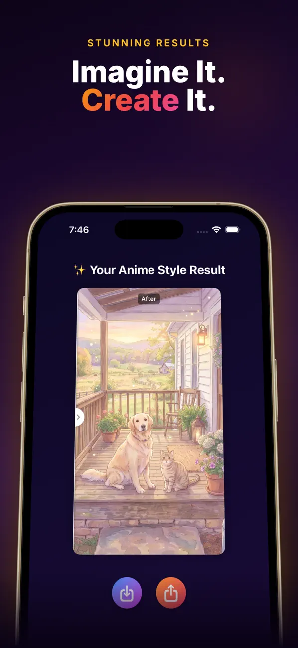 Screenshot #2 pour AI Anime Filter - TurnAnime