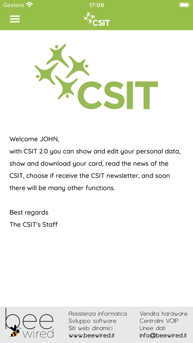 CSIT 2.0 Screenshot