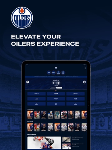 Edmonton Oilers iPad screenshot 1