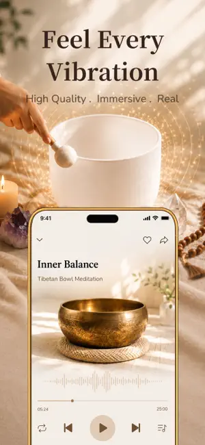 Tibetan Singing Bowls: Crystal screenshot 3