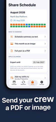 RotaDays: Shift Work Calendar Screenshot 5 of 6