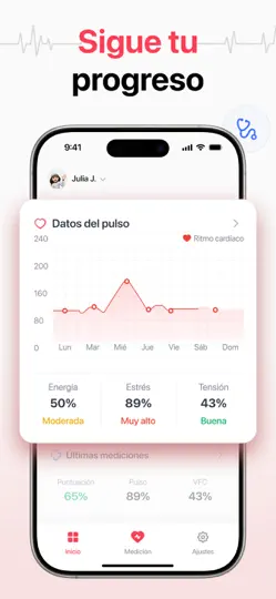 Captura de pantalla de Heart Beat: Monitor De Pulso en iPhone 3