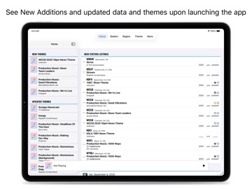 News Music Search Archive iPad screenshot