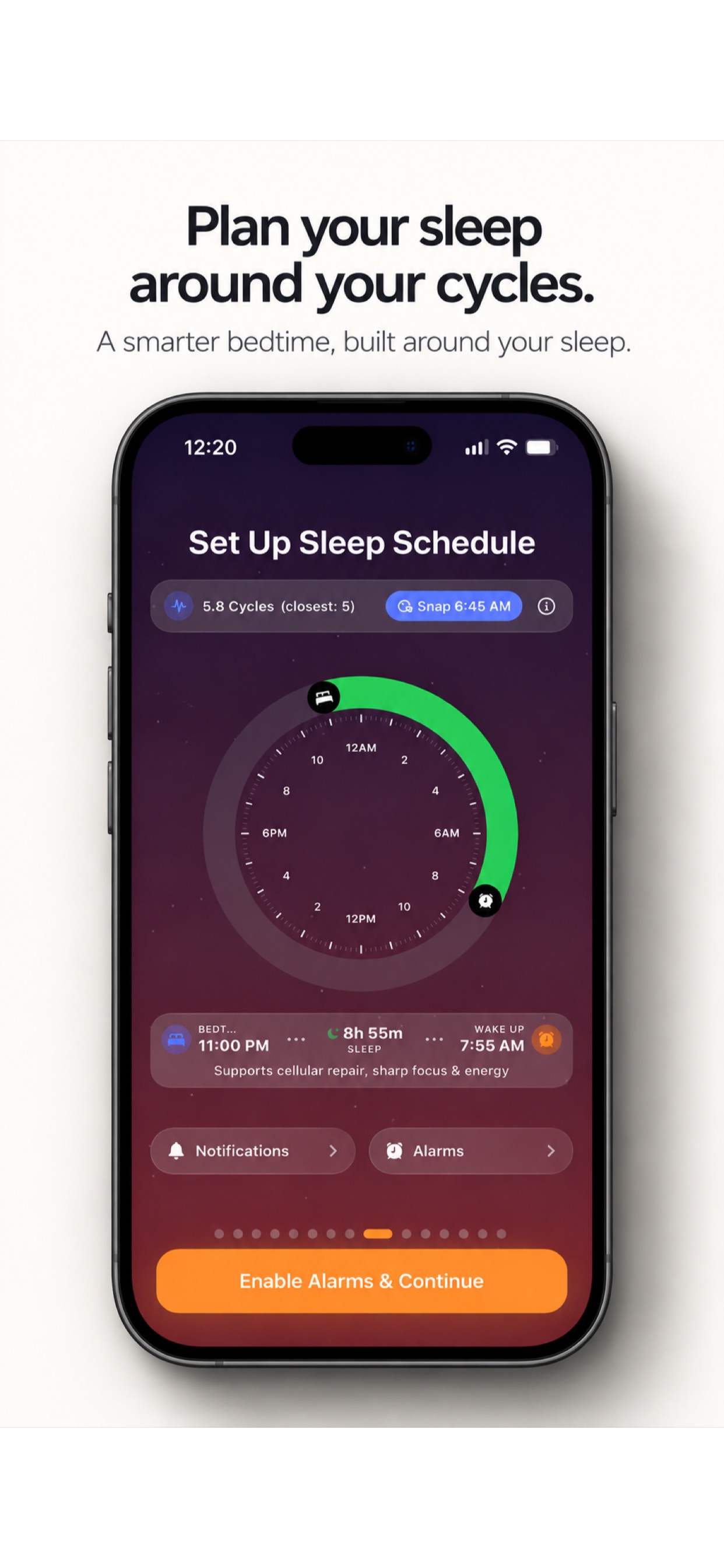 Screenshot 1 of Snoozin: Anti-Snooze Alarm