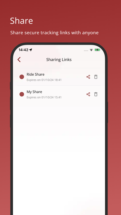 SafeTag Tracking Screenshot