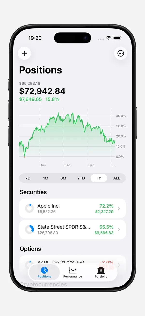 Profit: Portfolio Tracker Screenshot 1