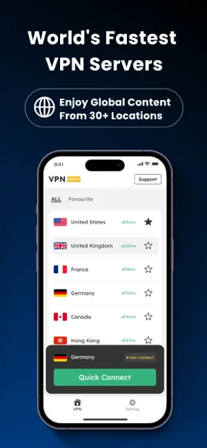 VPN - Fast Super VPN Proxy screenshot 1