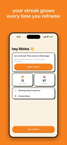 Reframe: App Blocker Screenshot 3 of 6