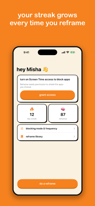 Reframe: App Blocker Screenshot 3 of 6