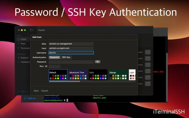‎iTerminalSSH Screenshot