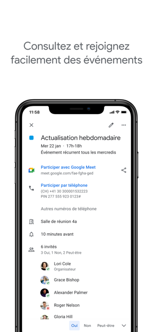 ‎Google Agenda : Organisez-vous Capture d'écran