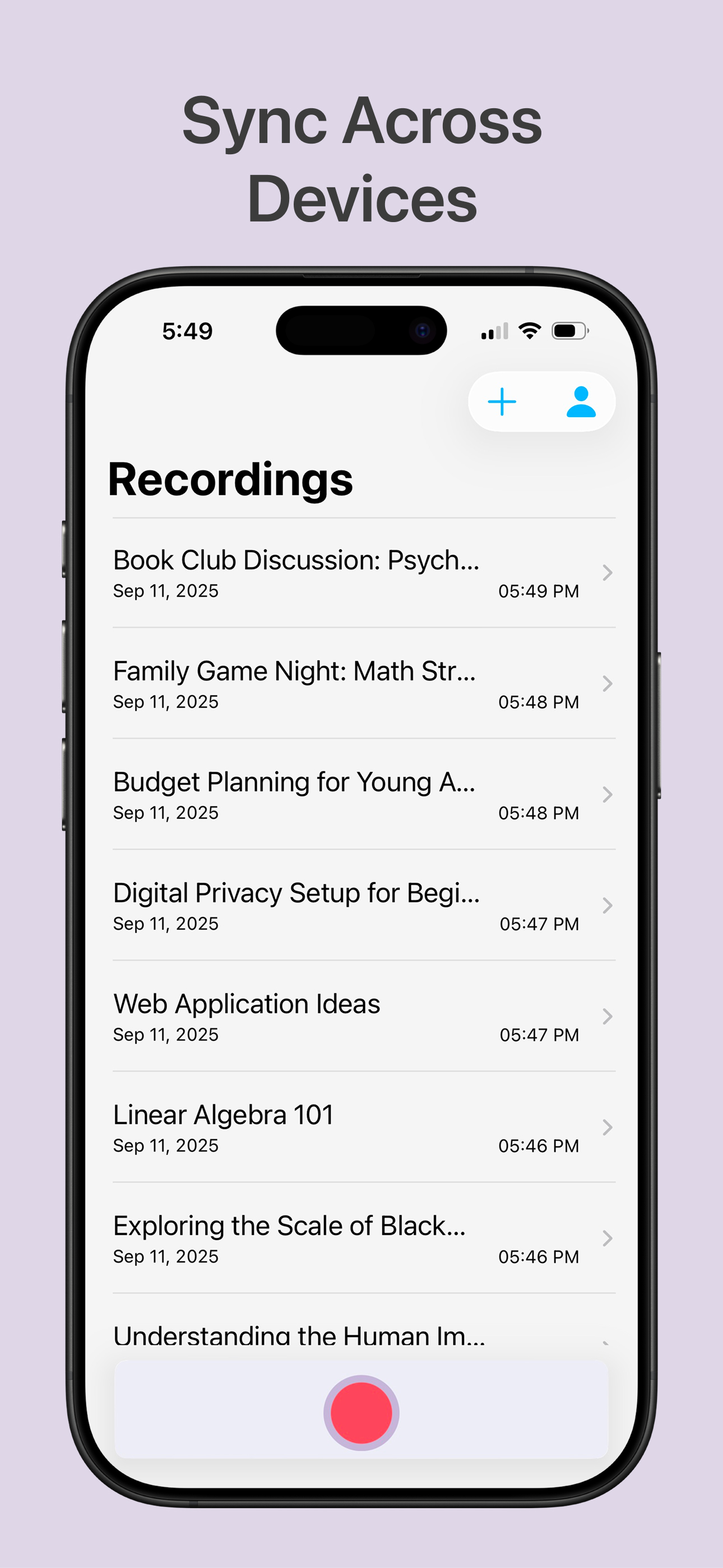Tensha: Live Transcribe