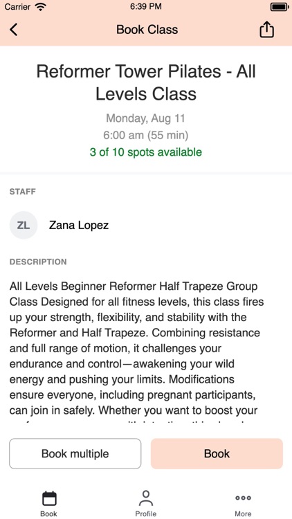 WILDFORM PILATES by Zana