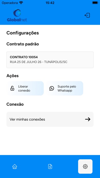 GlobalNet Clientes Screenshot