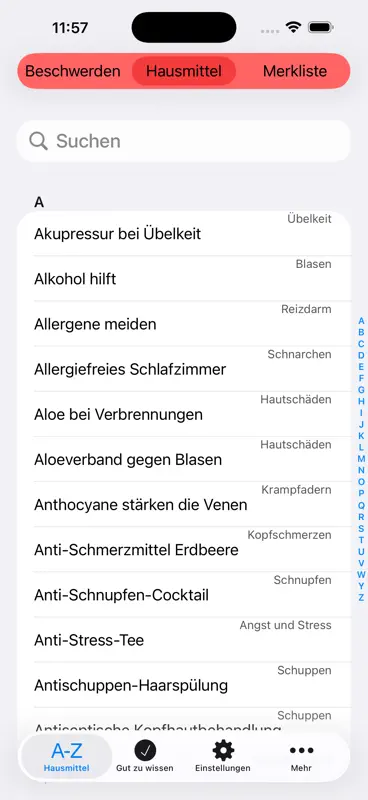 Bewährte Hausmittel! screenshot 3 of 6