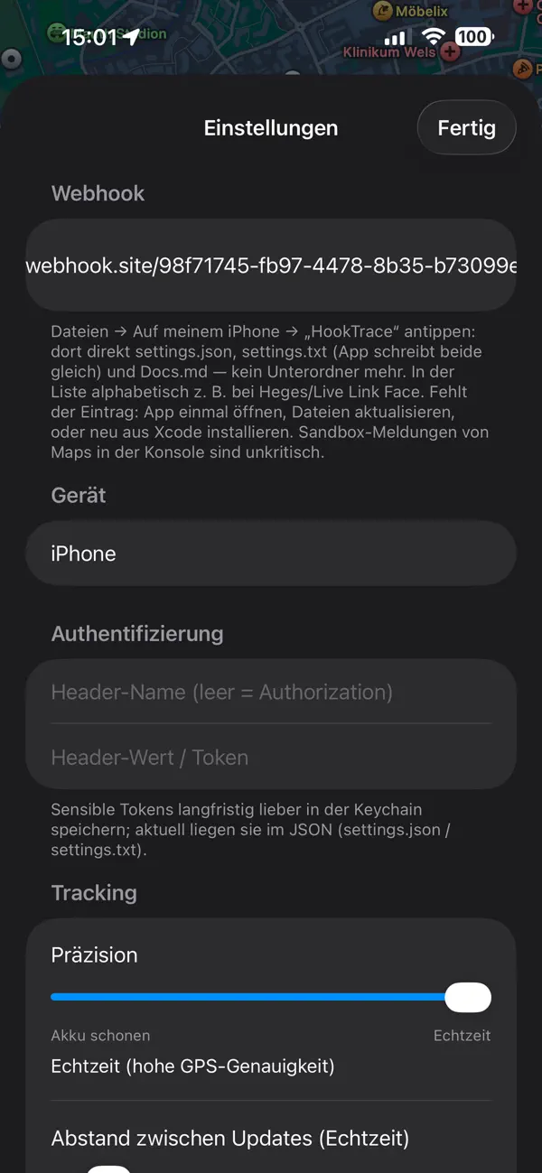 #2. HookTrace (iOS) 게시자: Jakob Kramer