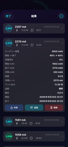 アンペア4：バッテリー充電テストと診断 のスクリーンショット