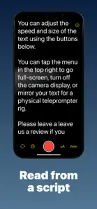 Telepromter for Video screenshot #2 for iPhone