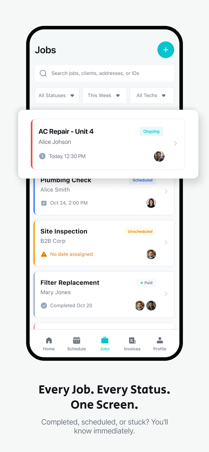 AllBetter Field: FSM Software screenshot 5