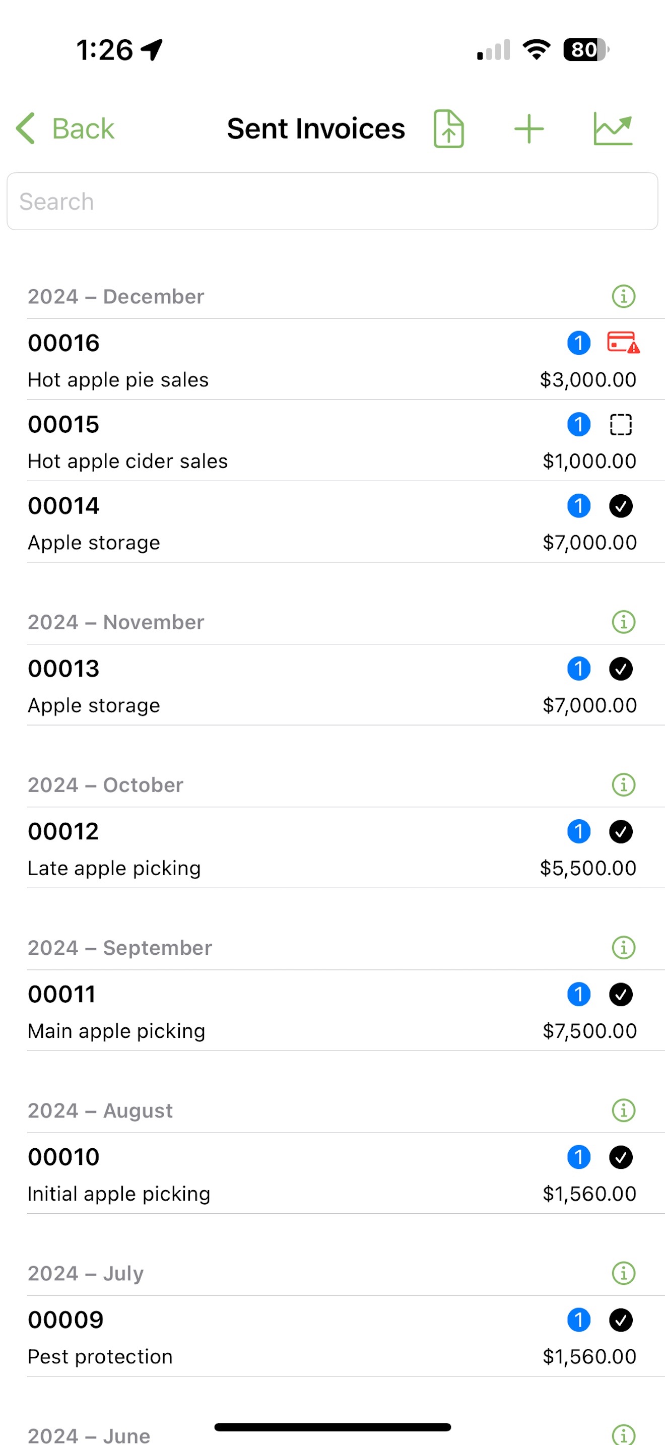 Invoice Rex screenshot 1