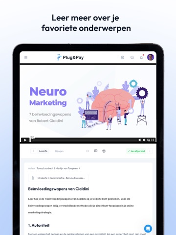 Plug&Pay Community iPad screenshot