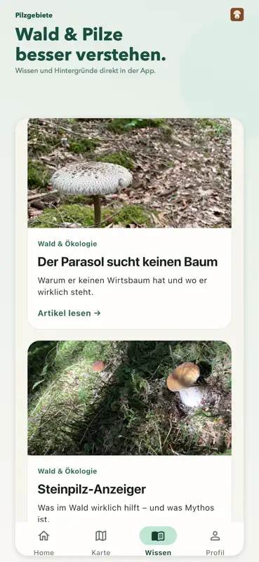 Pilzgebiete – Pilze finden screenshot 6 of 7
