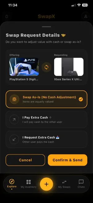 SwapX JO screenshot 4
