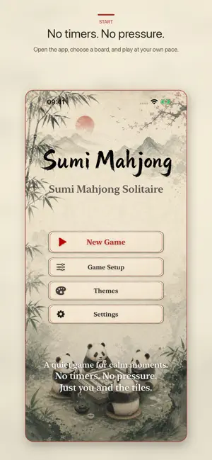 Sumi Mahjong Solitaire screenshot 1