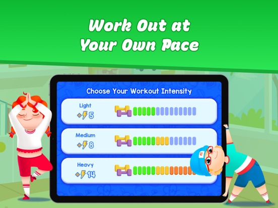 Kids Workout & Fitness iPad screenshot 6 - Health & Fitness app