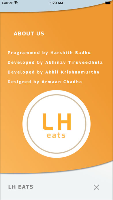 LH Eats Screenshot