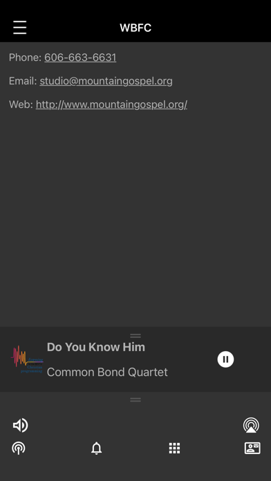 Mountain Gospel Radio Screenshot