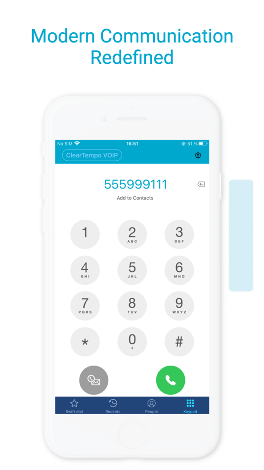 #2. ClearTempo VOIP (iOS) 由: Clarity Technology Group, Inc.