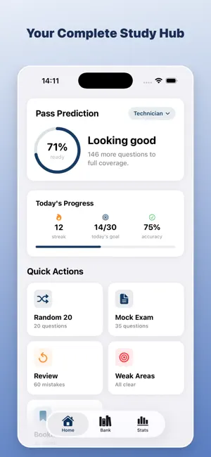 HamAce - Ham Radio Exam Prep screenshot 1