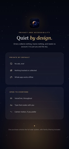 Orrery: A Solar System iPhone screenshot
