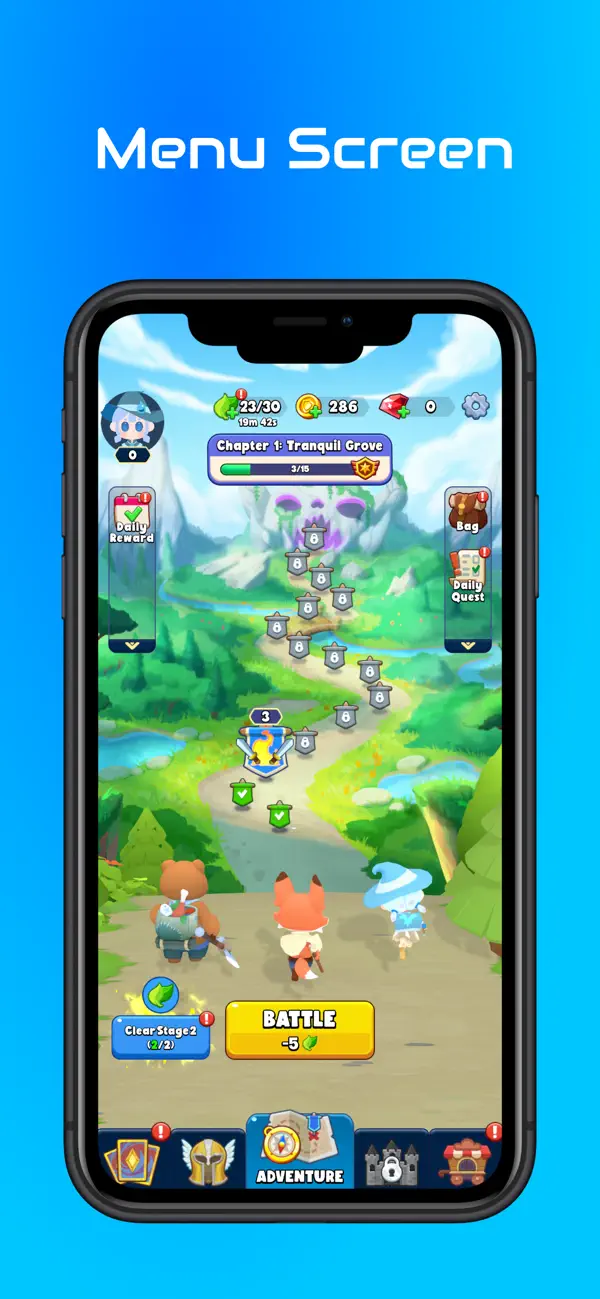 Defendoria: Heroes Legend iOS Mod IPA screenshot 2 - iOS game interface