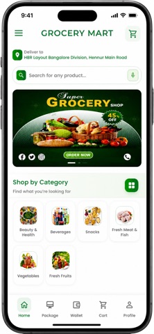 AGSKart Grocery App Screenshot 1 of 4