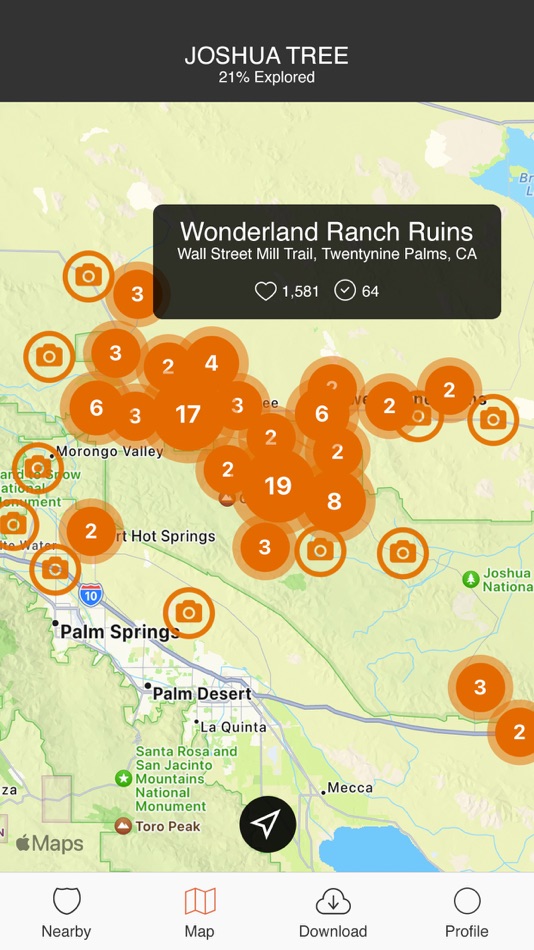#5. Joshua Tree Offline Guide (iOS) Podle: I Heart Travel Inc.