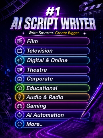 AI Script Writer & Ideas iPad screenshot