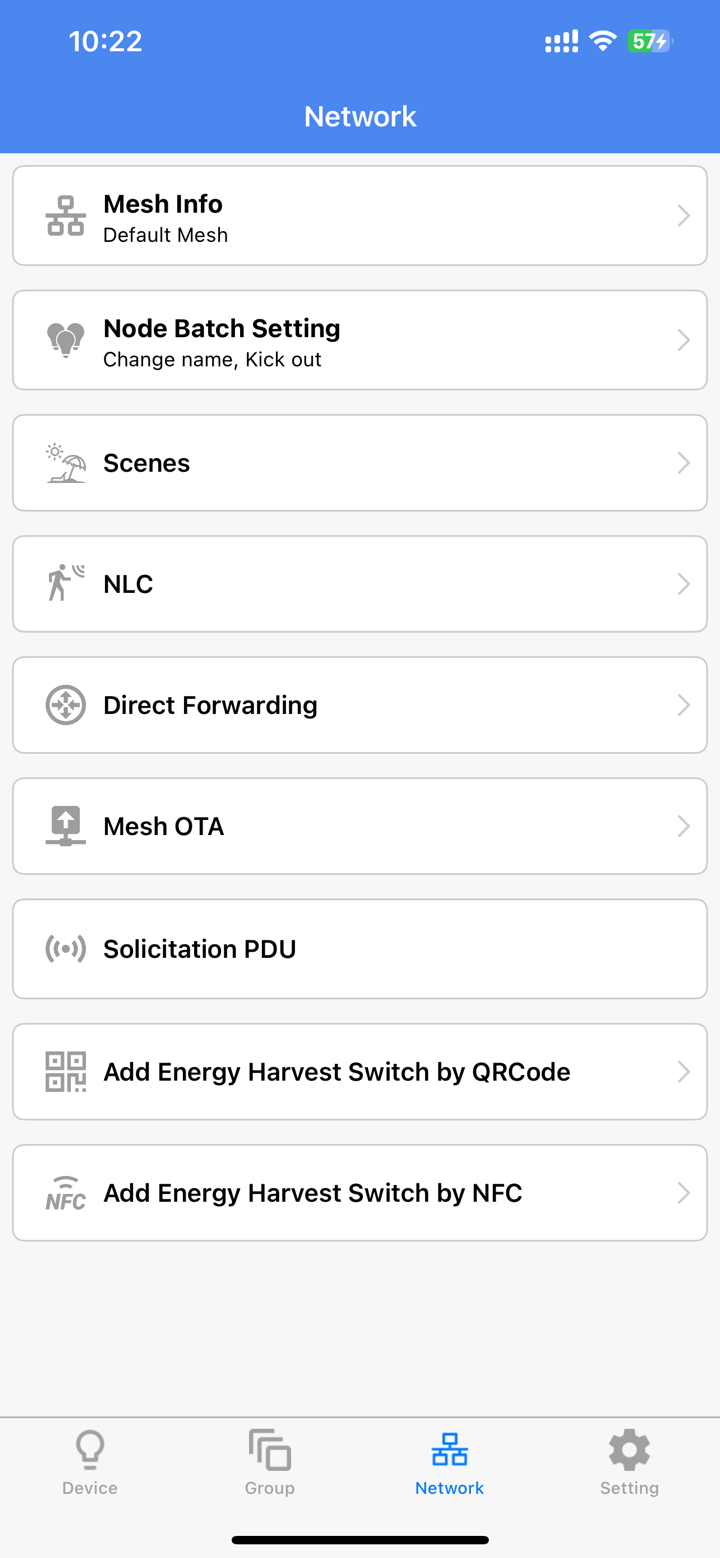 TelinkSigMesh screenshot 5