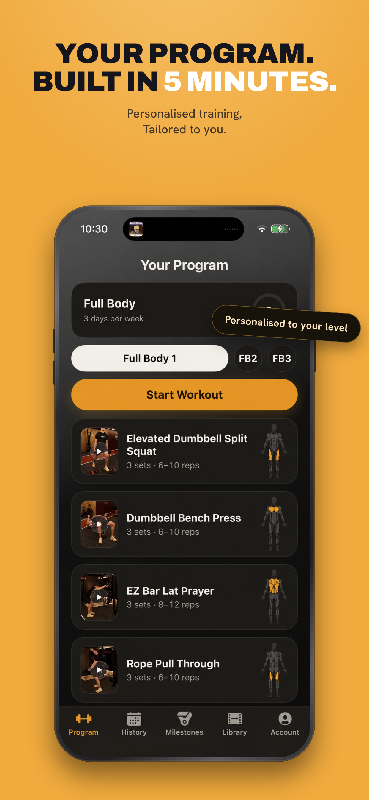Train: Strength Plans & Coach screenshot 2