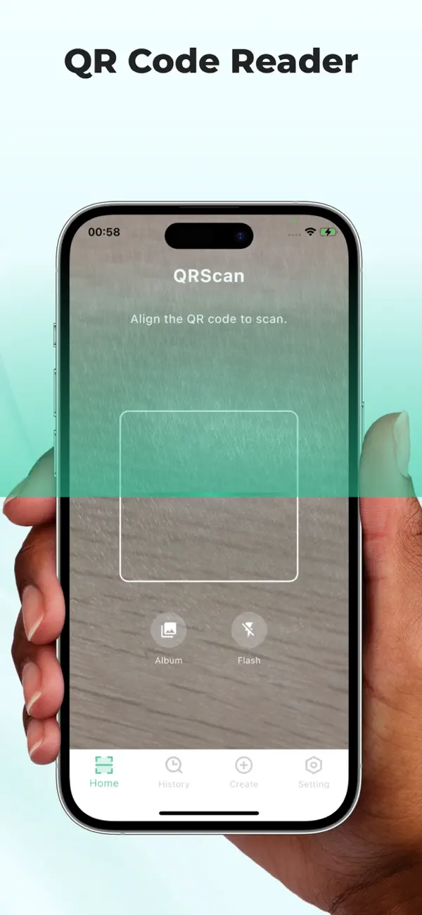 #3. QRScan - code scanner (iOS) Podle: Chengdu Doudou Oasis Network Technology Co.,Ltd