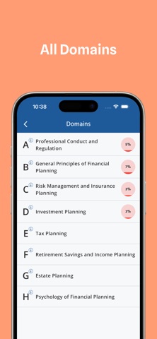 CFP Exam – Financial Planner screenshot