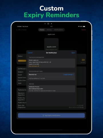 SSL Checker: SSL & HTTPS iPad screenshot