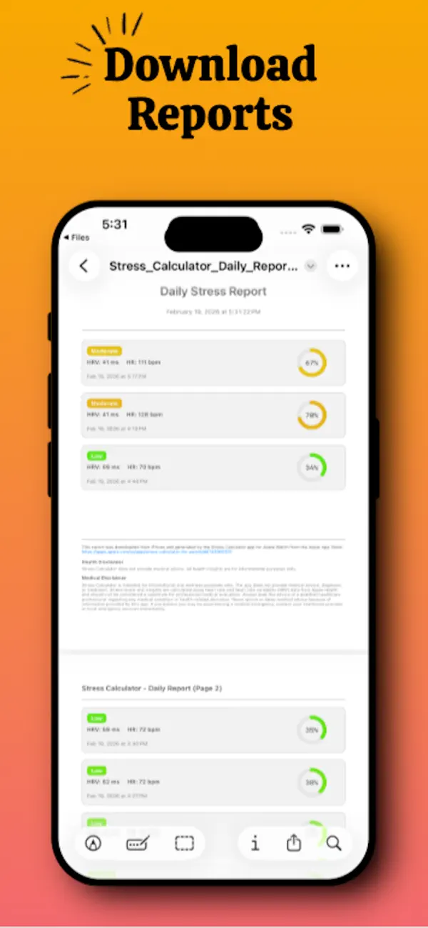 #5. Stress Calculator for watch (iOS) 由: Ankita Agarwal
