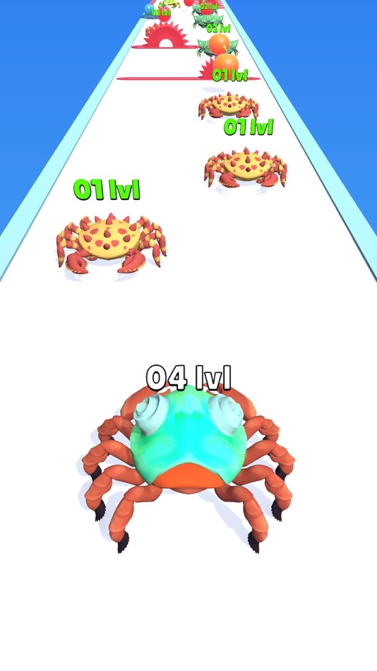 #9. Crab Evolution Run (iOS) 由: Rawky Studios