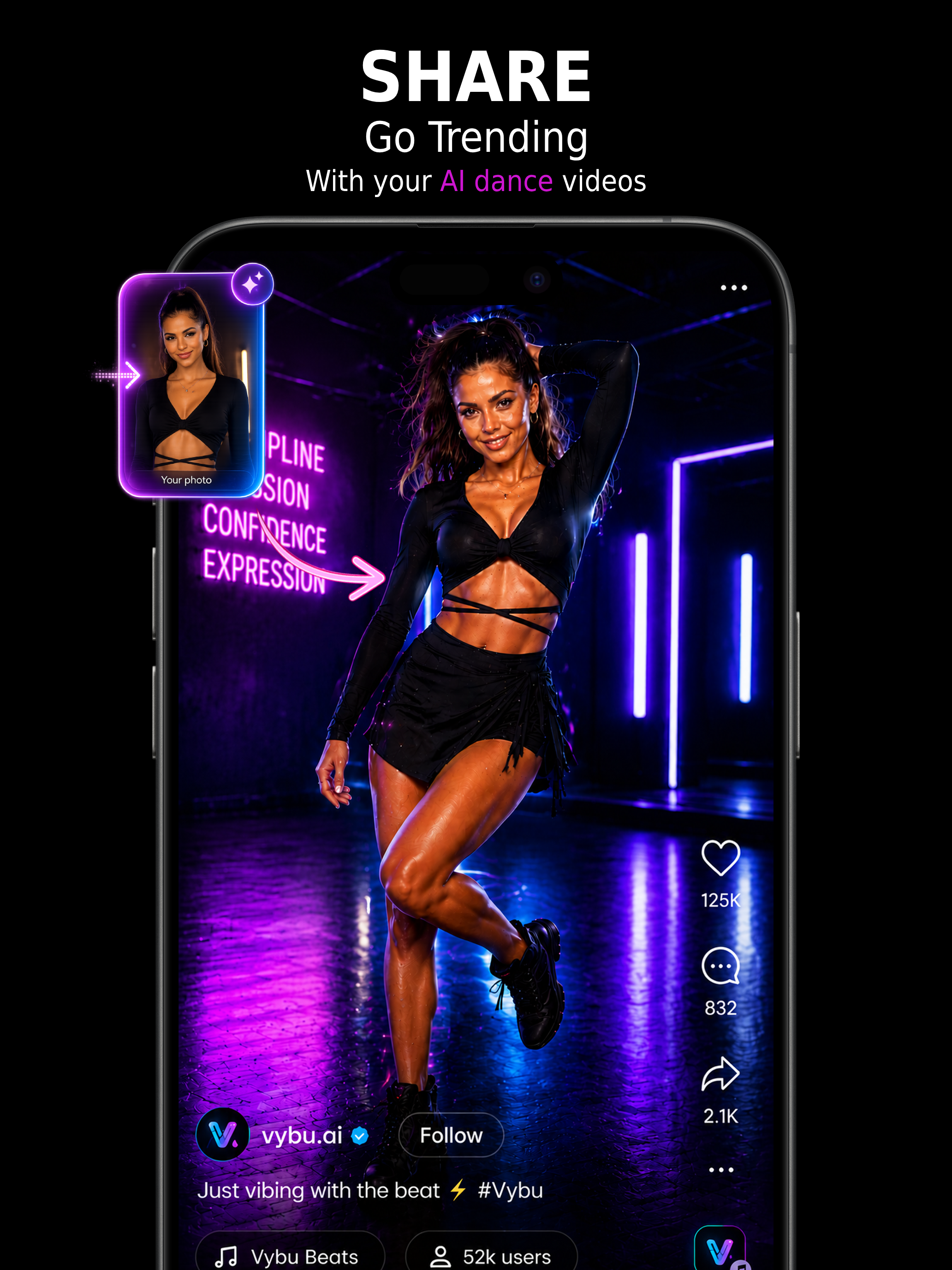 Vybu: AI Dance Video Generator