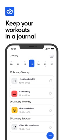 WELLNESS PLAN Your Workouts Screenshot 1 of 7