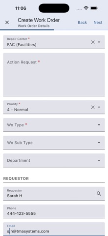 WebTMA Screenshot 9 of 10