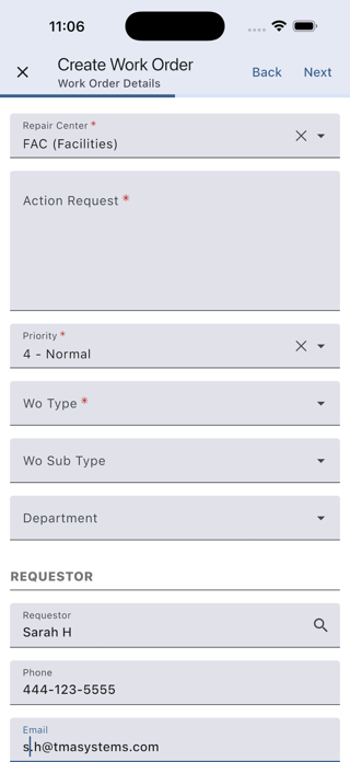WebTMA Screenshot 9 of 10