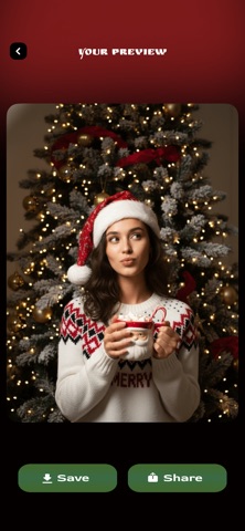 Christmas Image: Xmas Video AI iPhone screenshot